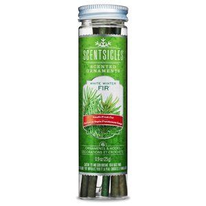 Christmas Scentsicles Scented Ornaments- Pine Tree Scent Aromatherapy Brand New